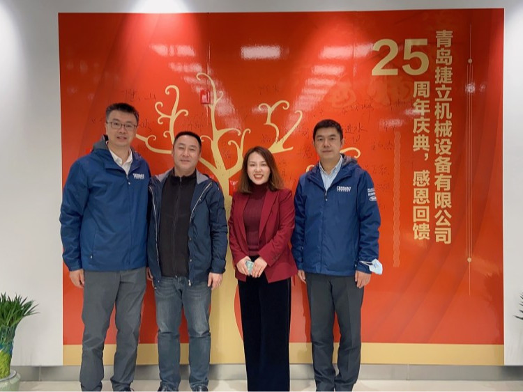 坦能集團中國區總經理走訪青島捷立機械：共謀發展，共創輝煌